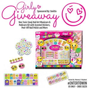 SmitCo Nail Art Giveaway Event #GiftsforGirls #GirlyGiveaway #EntertoWin