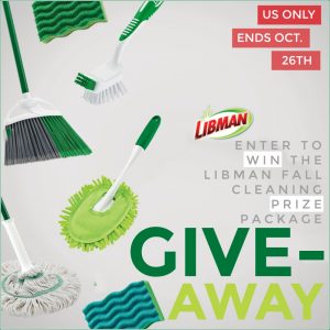 Libman Fall Cleaning Giveaway Event! #Libman #cleaning