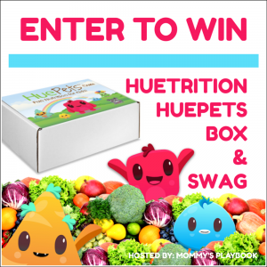 One lucky reader will win a Swag Filled HueTrition HuePets Box!