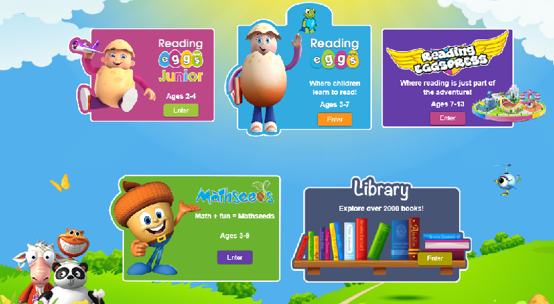 Homeschooling with Reading Eggs! Take a look at the Reading Eggs Dashboard! #ReadingEggs #Mathseeds #Library #EduVideos