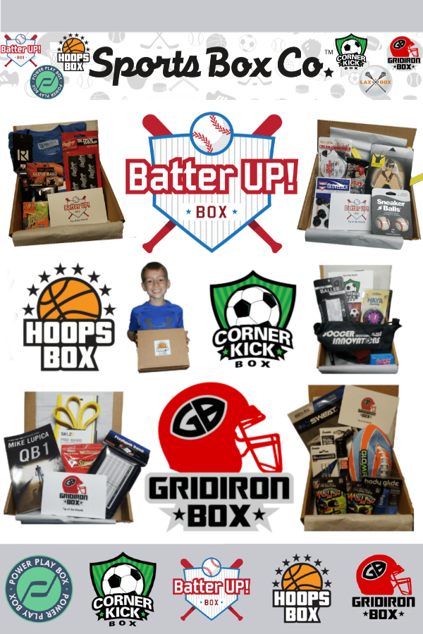 Keep kids engaged & excited about baseball, softball, hockey, football, soccer, lacrosse & basketball with Sports Box Co #SportsBoxCo