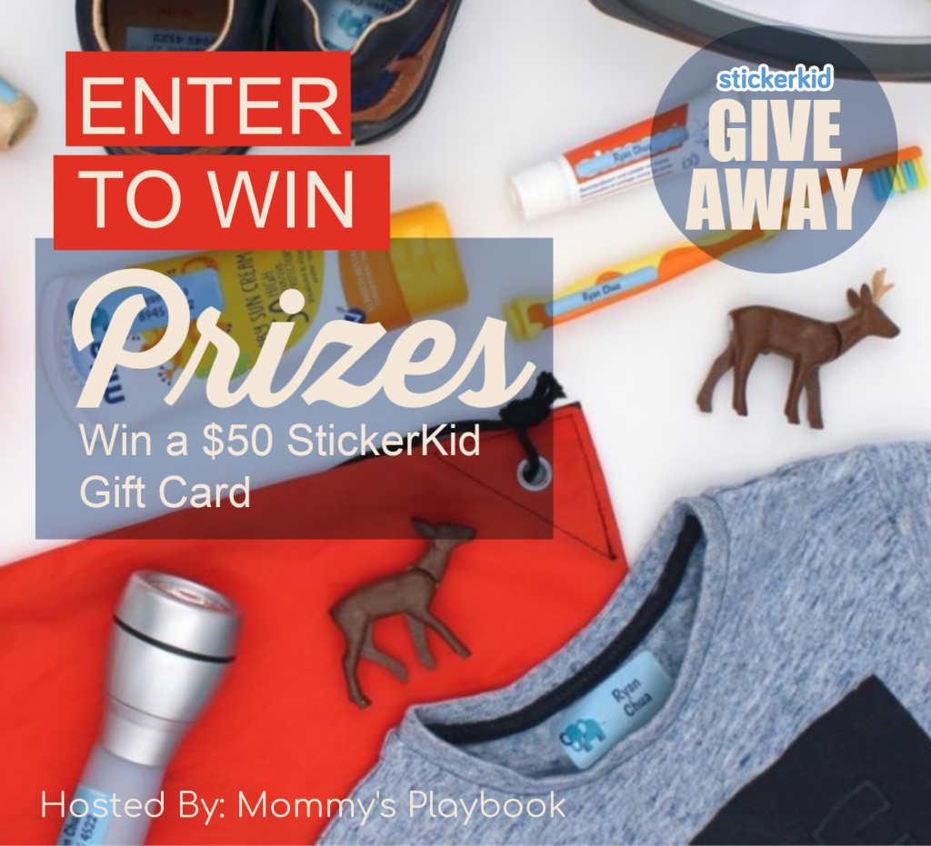 Enter to Win a $50 StickerKid Gift Card at Mommy's Playbook