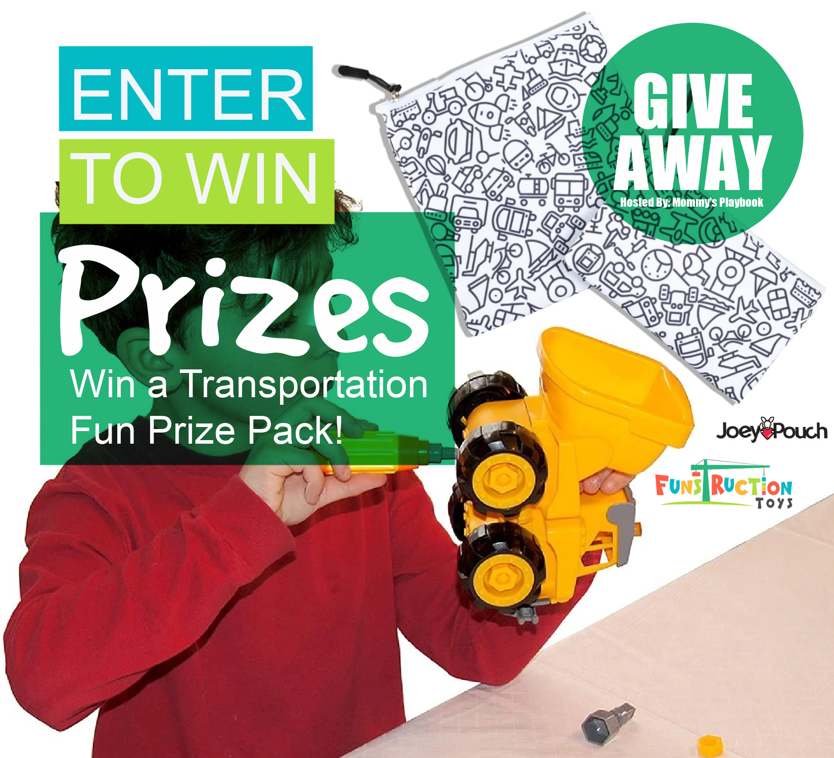 Transportation Fun Prize Pack Giveaway Button