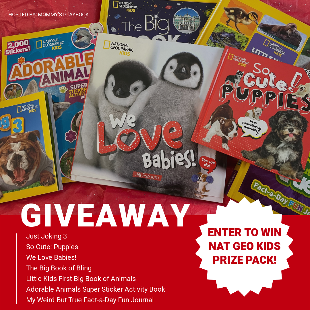 Enter to Win a Nat Geo Kids Books Prize Package