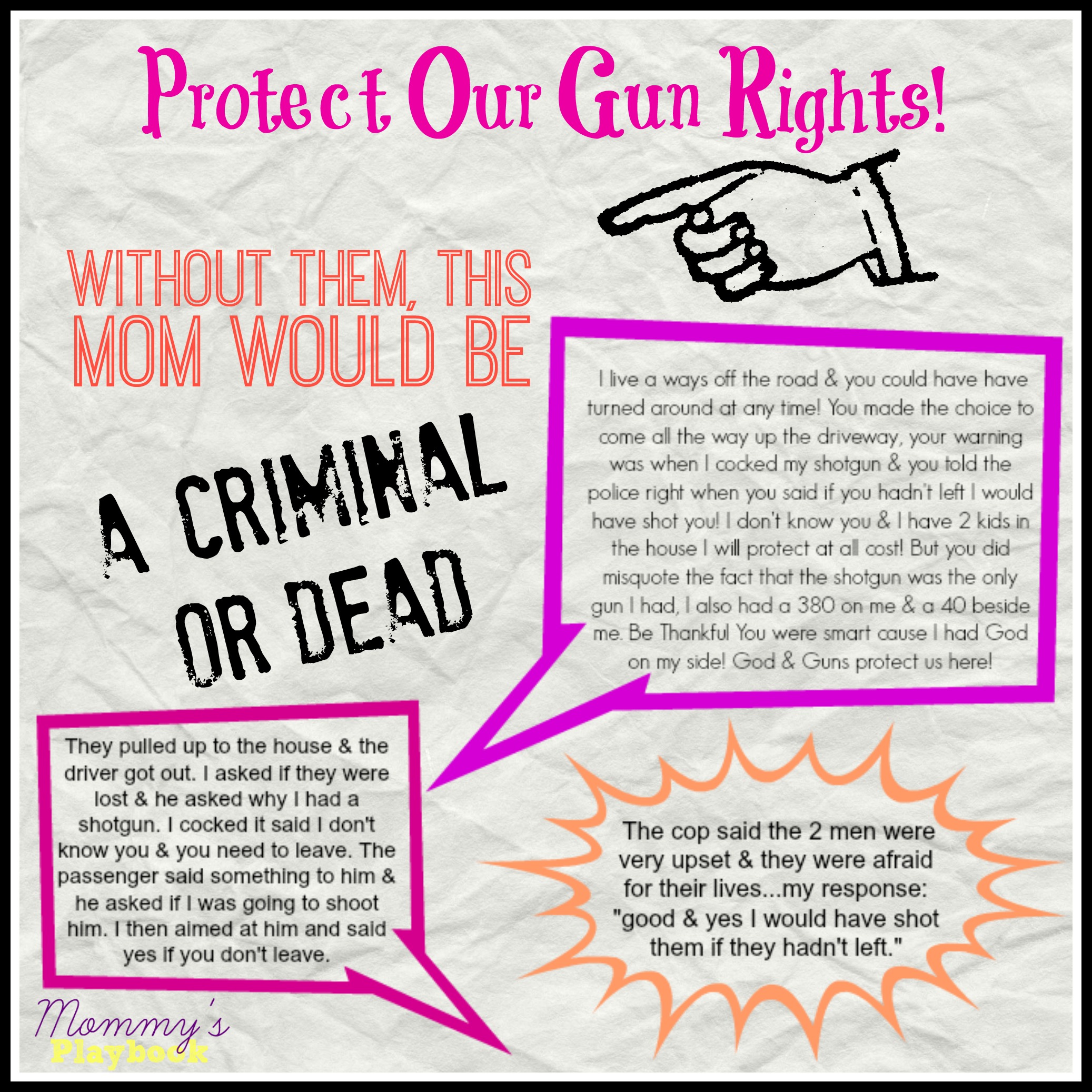 Protect Our Gun Rights - Women have them too!