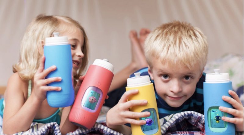 Back to School Must-Haves! Gululu Interactive Water Bottle with Hydration Tracking App for Parents! This great water bottle even has school-time settings!