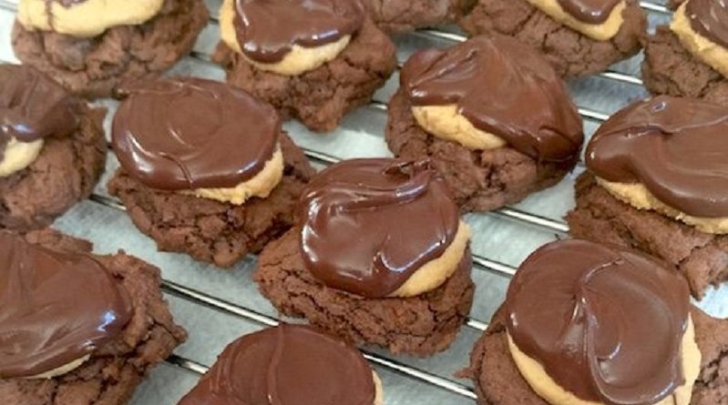 Buckeye Brownie Cookies
