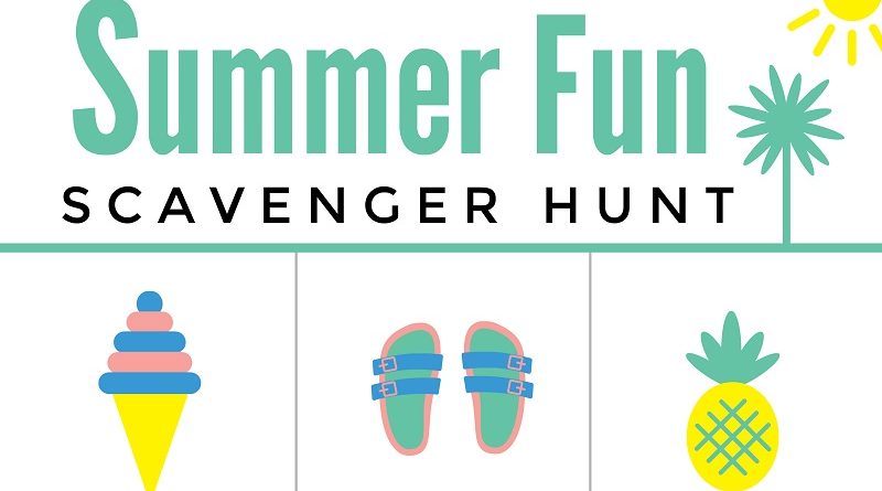 Summer Fun Printable Scavenger Hunt #Freebie #FreePrintable