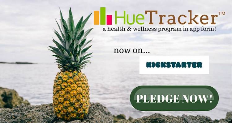 The HueTracker App is the answer to help you be the best you! It not only gives you access to medical professionals, dietitians, and personal trainers but it can track calories, water intake, macronutrients, and more. It also helps you track your colorful intake of fruits and vegetables!