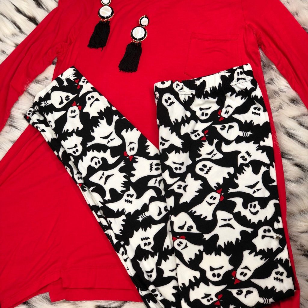 Ghosts & Giggles Halloween Lux Leggings