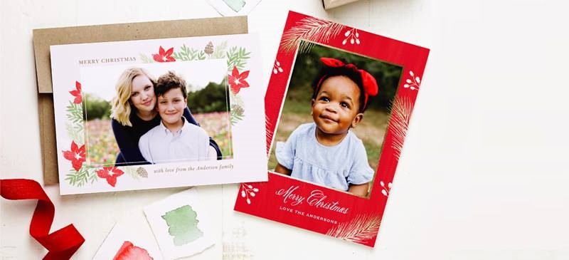 Basic Invite Holiday Photo Card Collection