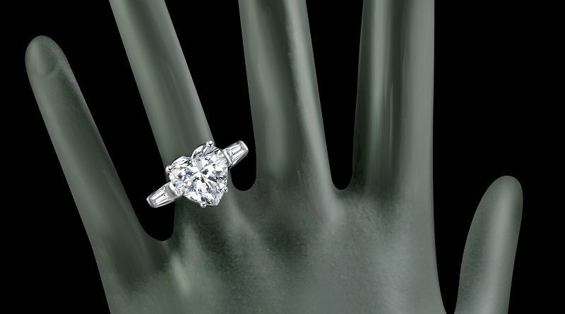 Heart Simulated Diamond Ring #DiamondVeneer