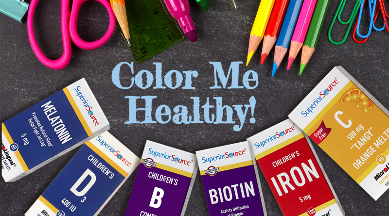 Give the kids the gift of health in #backtoschool vitamans and #WIN $60 #giveaway of @SuperiorSource #NoPills2Swallow!