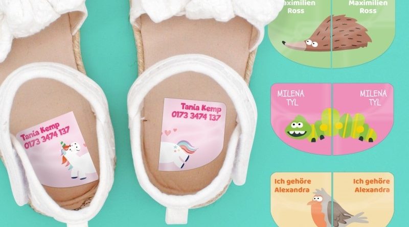 StickerKid 9 Right-left shoe labels