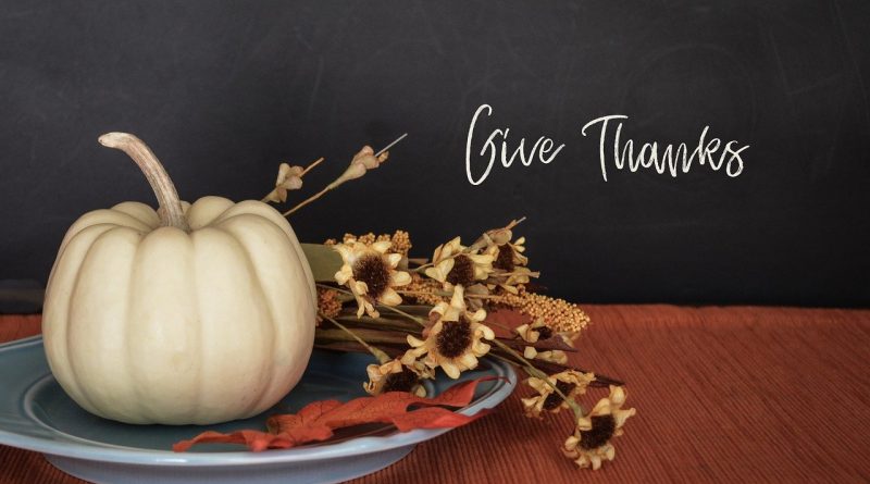Thanksgiving Give Thanks Poster