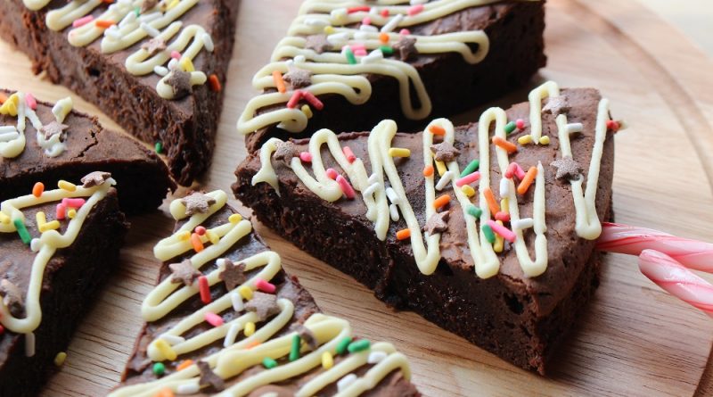 Christmas Tree Brownie Recipe Tutorial
