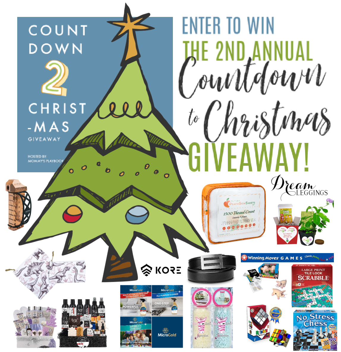 Countdown to Christmas Giveaway Prizes
