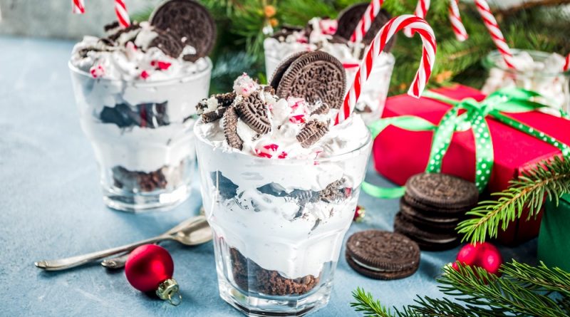 Candy Peppermint Oreo Trifle