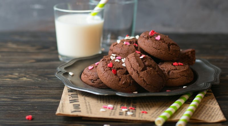 No Mixer Chocolate Heart Cookies for Valentine's Day! Easy cookies kids can make too!