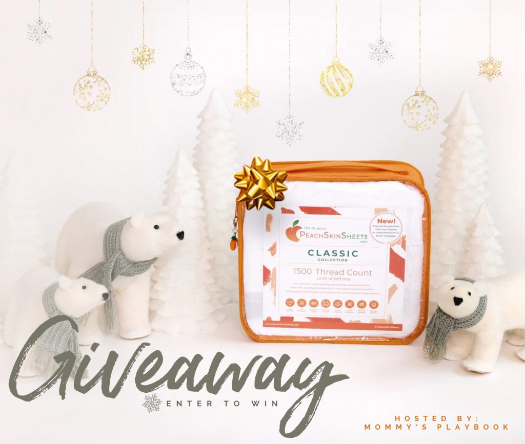 Holiday PeachSkinSheets Giveaway Button