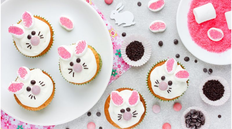 Easter Bunny Cupcakes